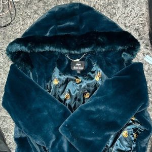 Dennis by Dennis basso faux fur coat